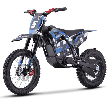 MotoTec USA 60v Pro Electric Dirt Bike 2000w Lithium - Blue MT-Dirt-Pro-2000_Blue_1534952