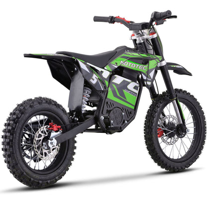 MotoTec USA 60v Pro Electric Dirt Bike 2000w Lithium - Green MT-Dirt-Pro-2000_Green_1534964