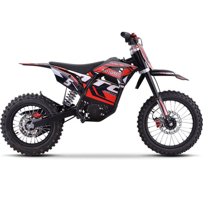 MotoTec USA 60v Pro Electric Dirt Bike 2000w Lithium - Red MT-Dirt-Pro-2000_Red_1534967