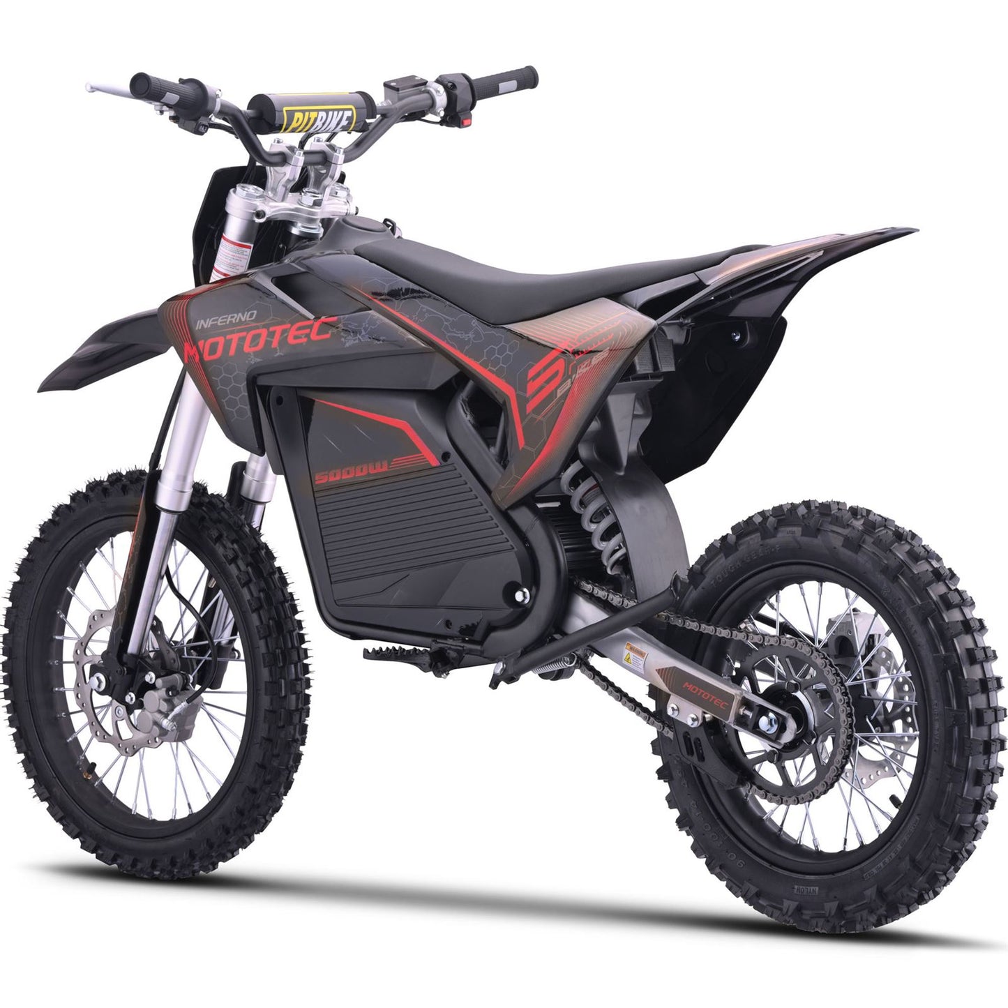 MotoTec USA 72v Pro Electric Dirt Bike 5000w Lithium - Red MT-Dirt-Pro-5000_Red_1770365