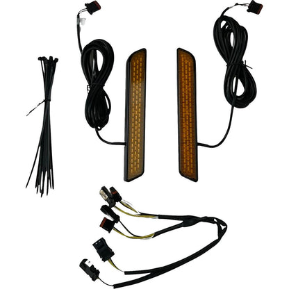 Custom Dynamics LED Fork Reflector - Amber CD-FORK-LRST-AB_1477144