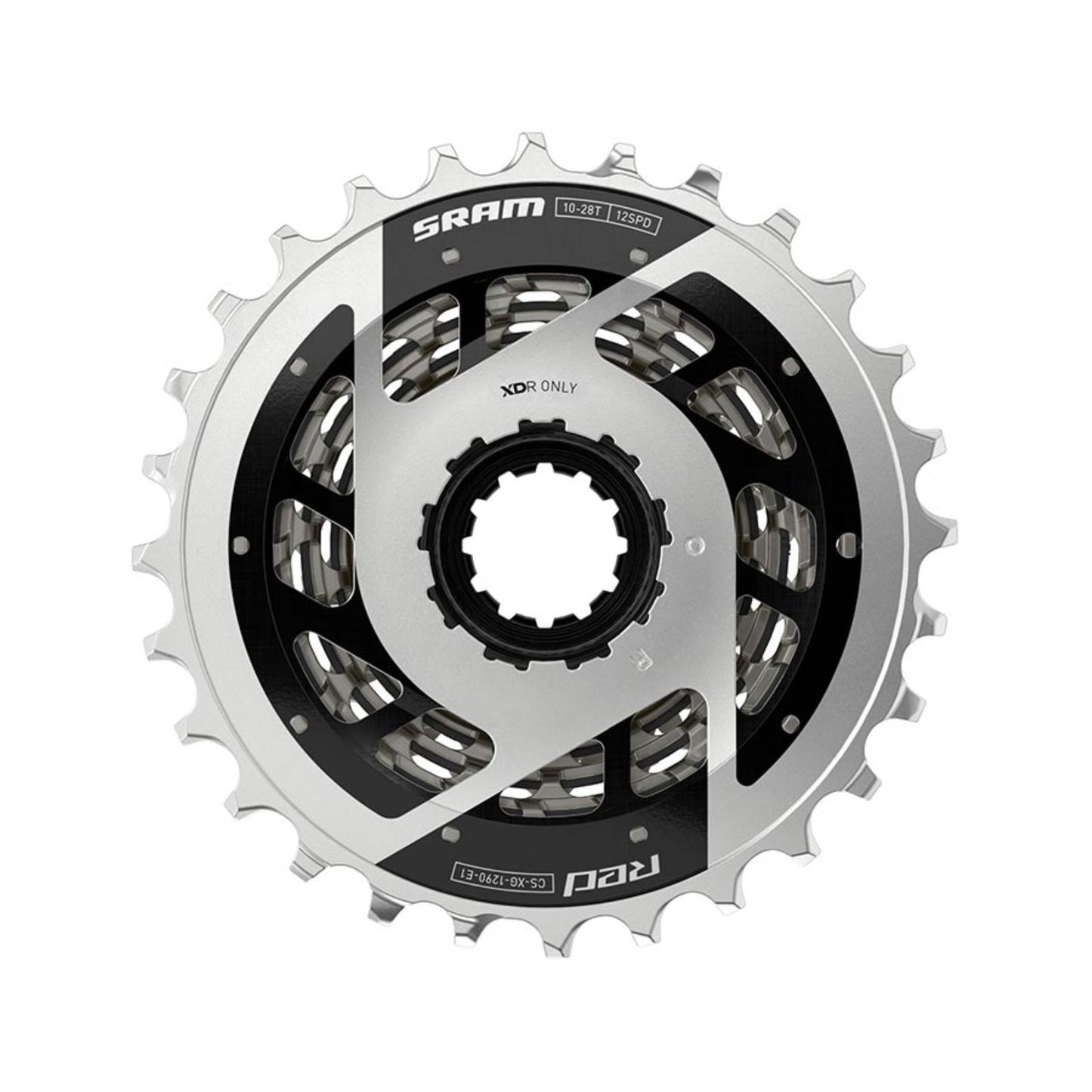 SRAM Cassette - 12-Speed, 10-28t, For XDR Driver Body, Silver, E1 [MPN: 00.2418.142.000]_1471619
