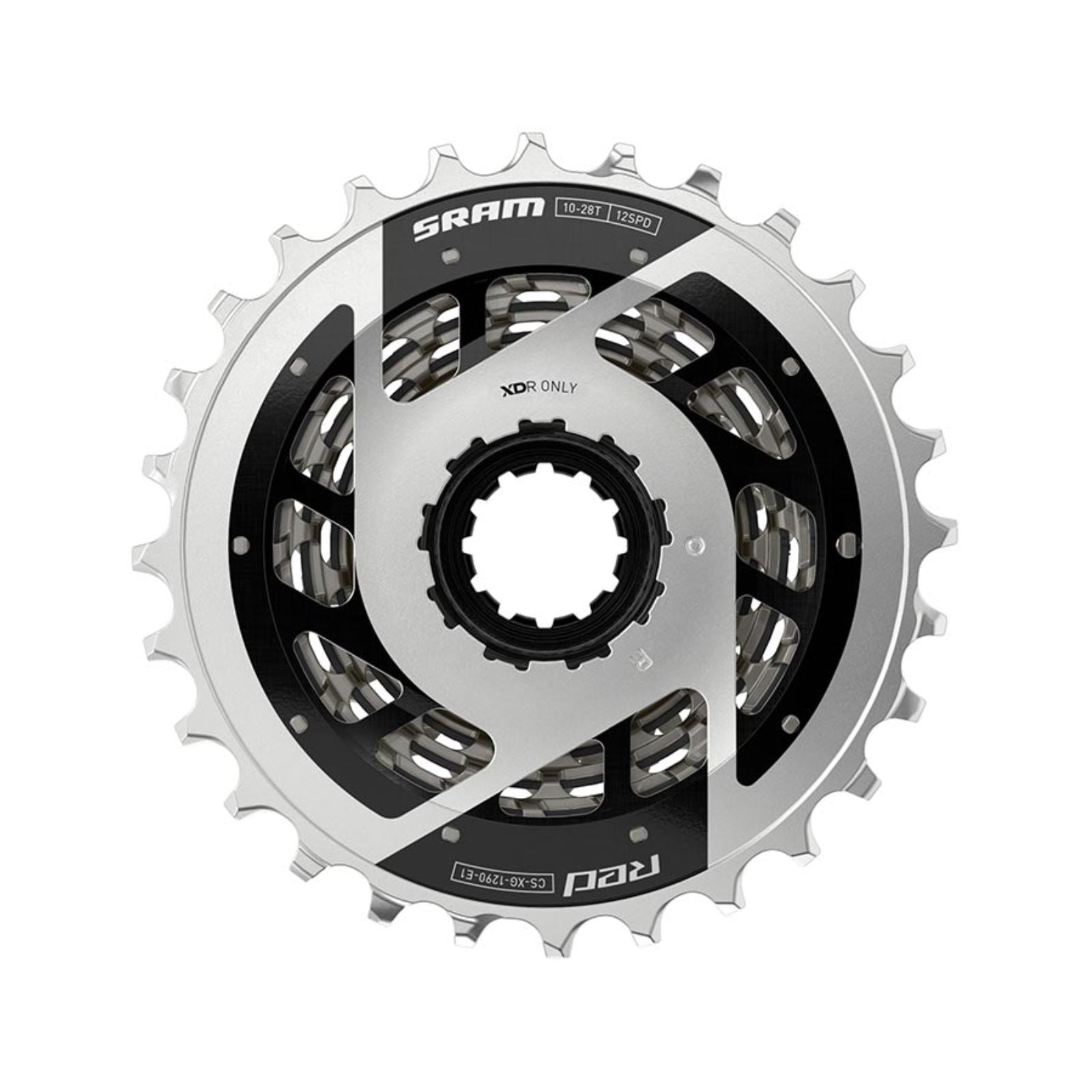 SRAM Cassette - 12-Speed, 10-28t, For XDR Driver Body, Silver, E1 [MPN: 00.2418.142.000]_1471619