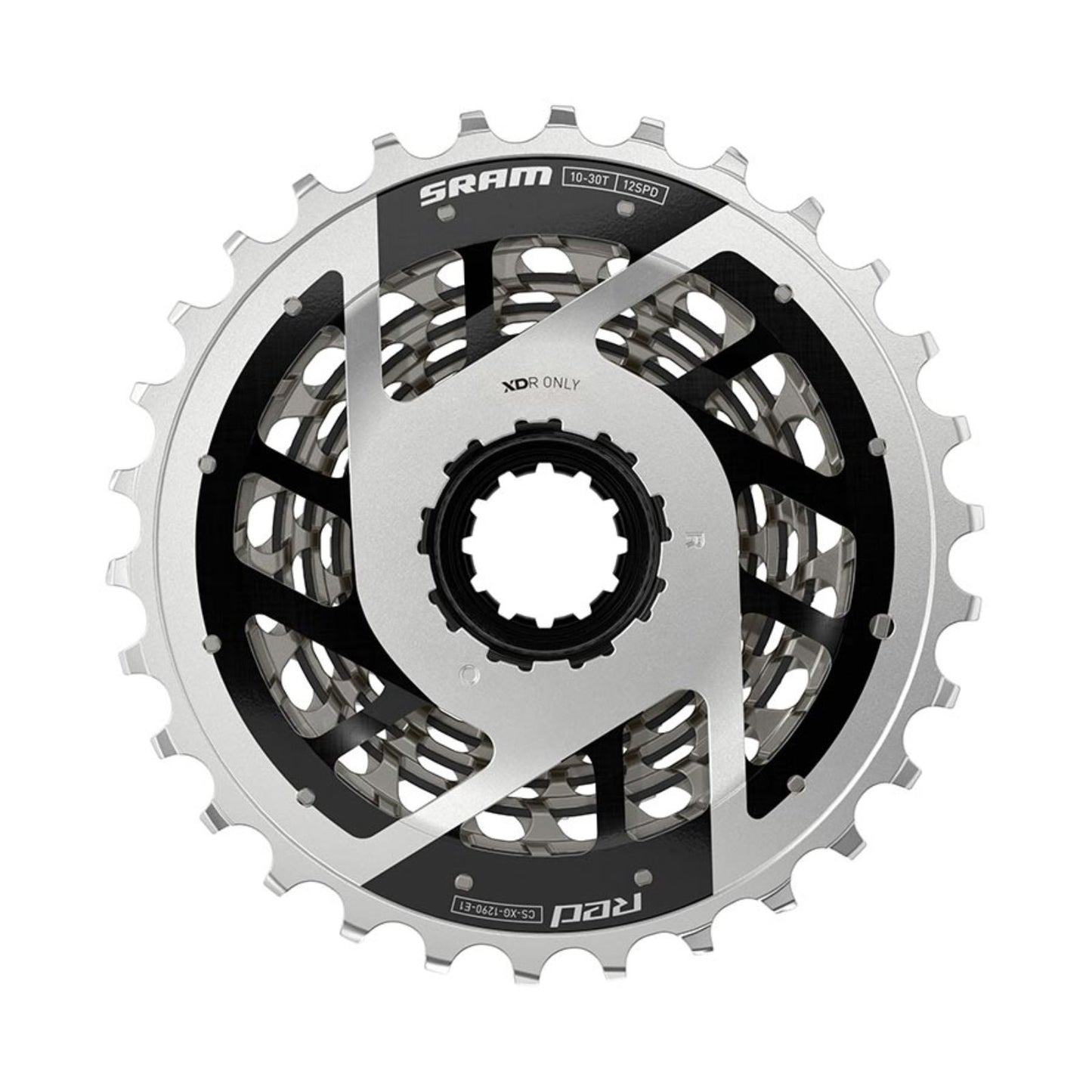 SRAM Cassette - 12-Speed, 10-30t, For XDR Driver Body, Silver, E1 [MPN: 00.2418.142.001]_1471622