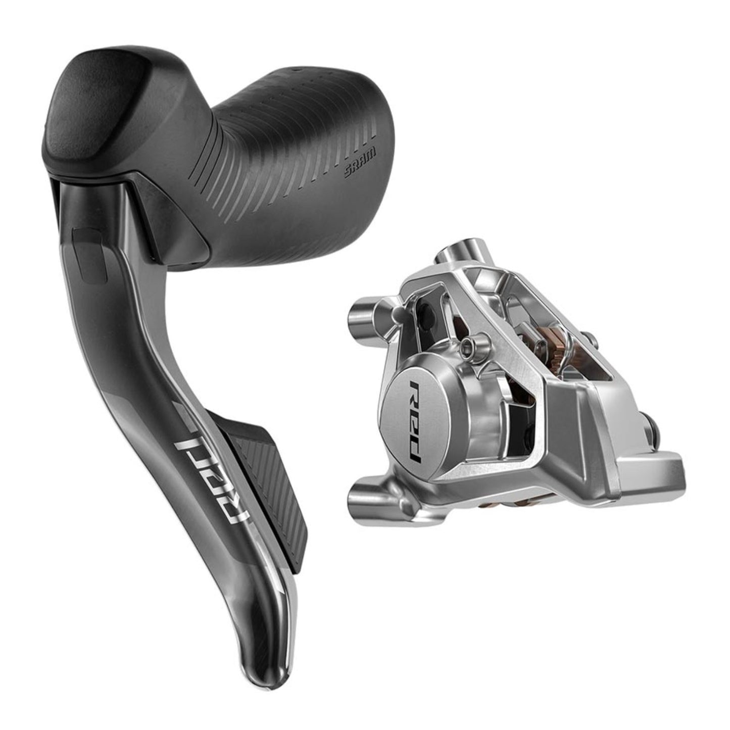 SRAM RED eTap AXS HRD Shift/Brake Lever and Hydraulic Disc Caliper - Left/Front, Flat Mount 20mm Offset, 950mm Hose, Black, E1 [MPN: 00.7018.551.000]_1471720