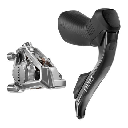 SRAM RED eTap AXS HRD Shift/Brake Lever and Hydraulic Disc Caliper - Right/Rear, Flat Mount 20mm Offset, 1800mm Hose, Black, E1 [MPN: 00.7018.551.003]_1471722