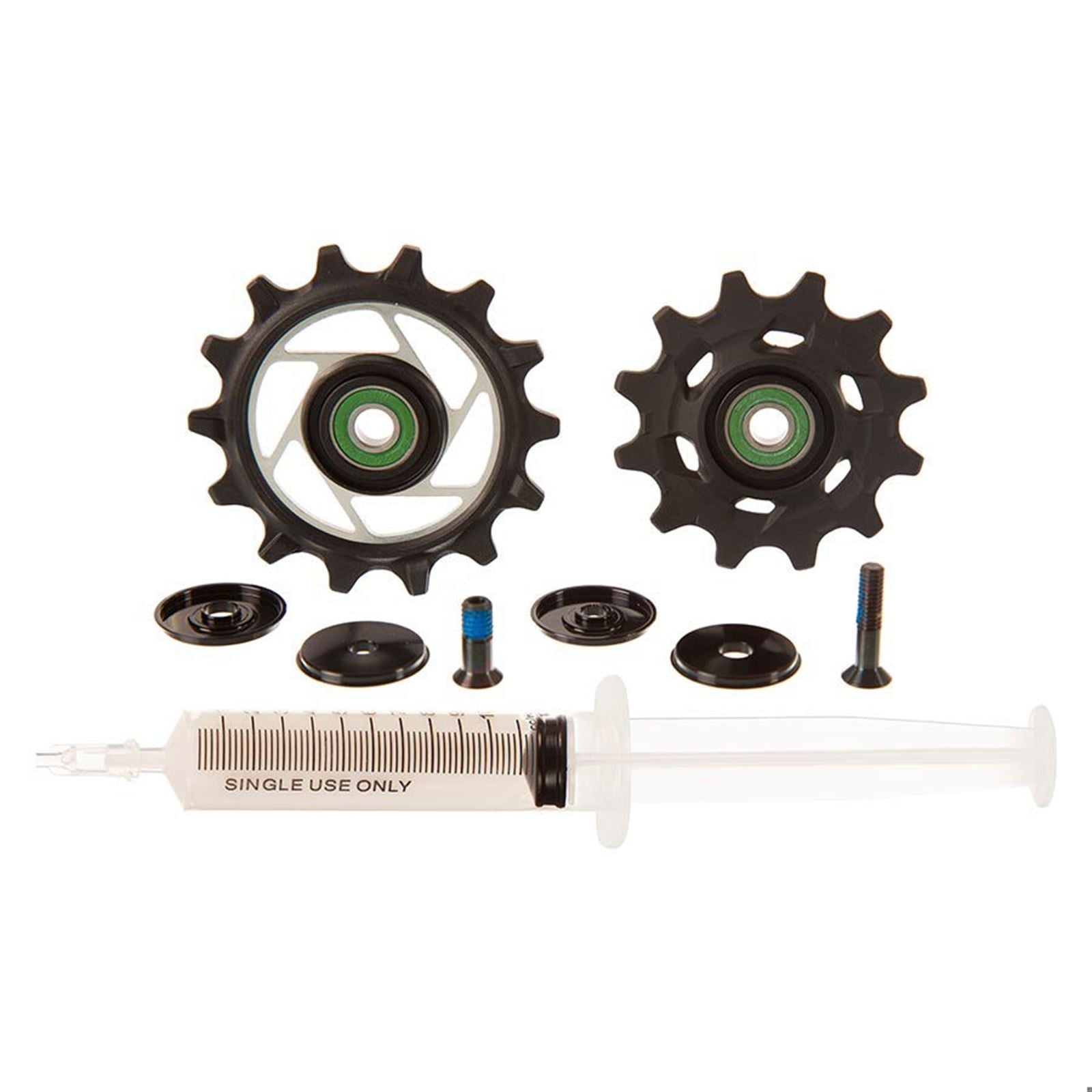 SRAM RED AXS Rear Derailleur Pulley Kit - 12t Upper and 14t Lower, Ceramic Pulley Wheel Bearings, E1 [MPN: 11.7518.109.002]_1710488