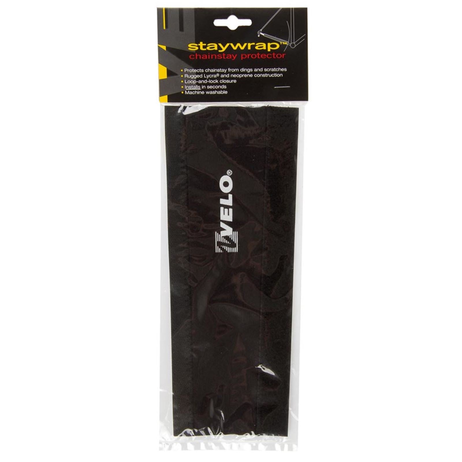 Velo Staywrap Proctector Velcro Closure - Chainstay - Black - 260 x 95 x 110mm [MPN: 303322]_1471788