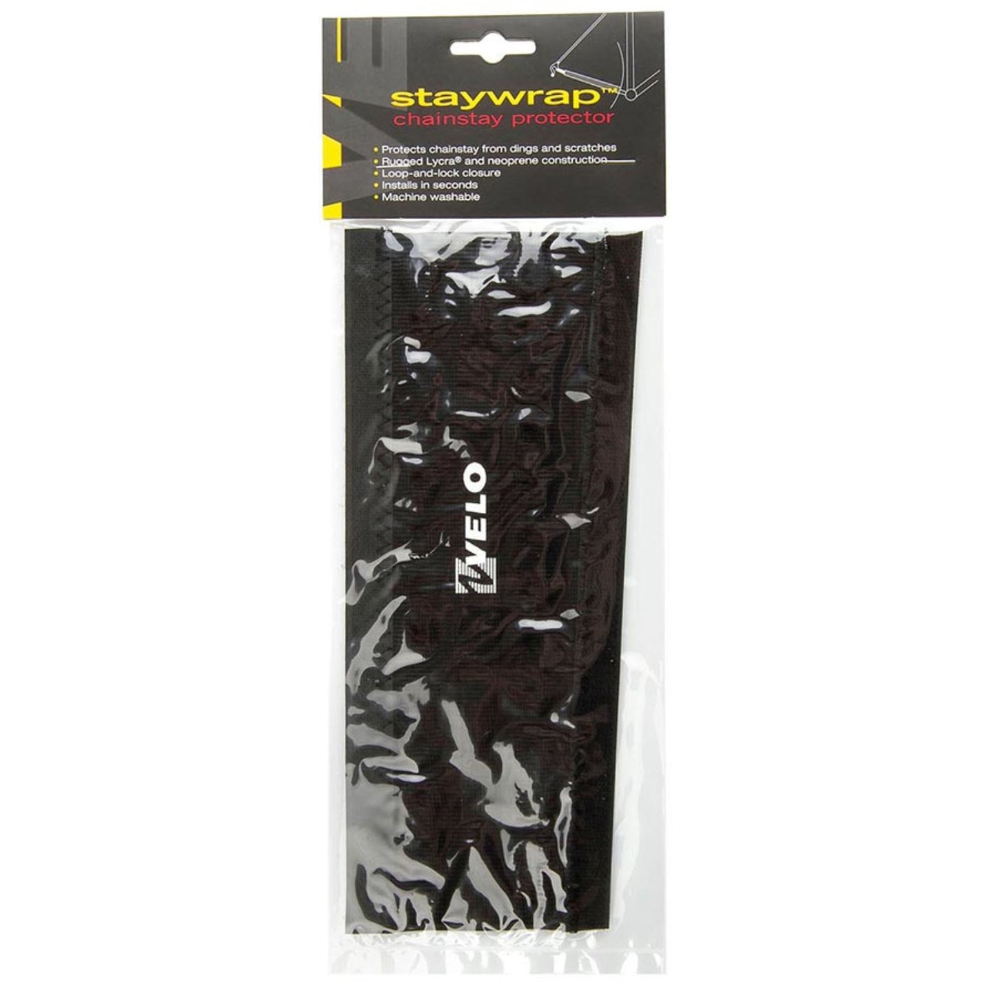 Velo Staywrap Proctector 2 Velcro Closure - Chainstay - Black [MPN: 303331]_1471914