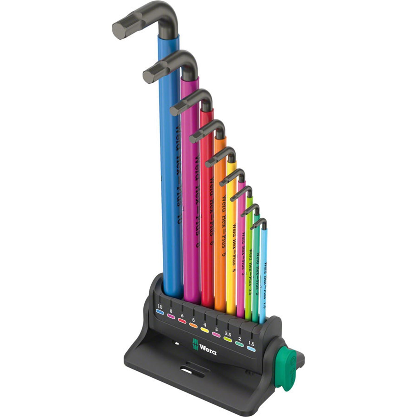 Wera 950/9 Hex-Plus Multicolor 3 L-Key Wrench Set - Metric [MPN: 5133165001]_1932142