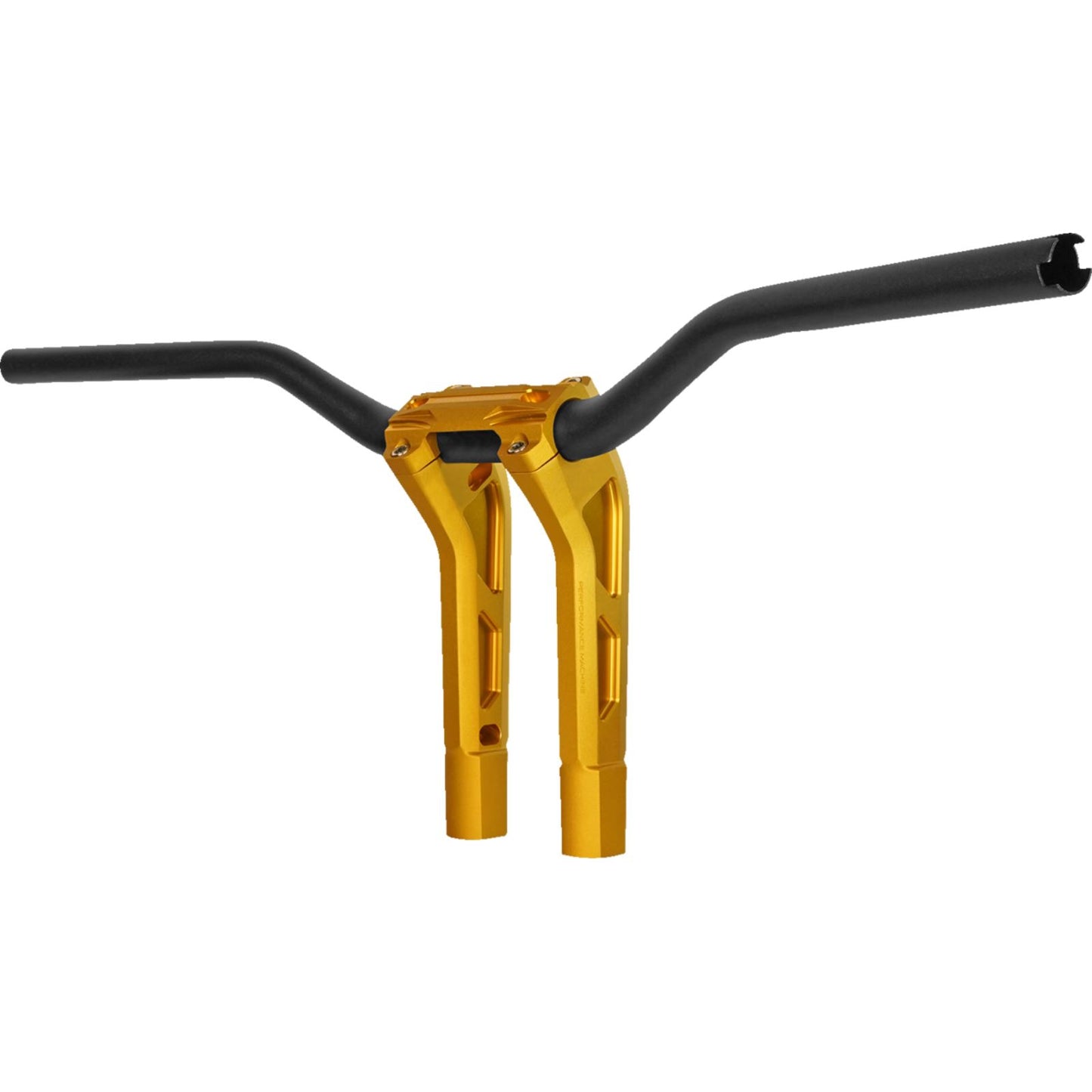 Performance Machine Handlebar Assembly - Internal Wiring - Gold Ops 0208-2195M-SMG_1475994