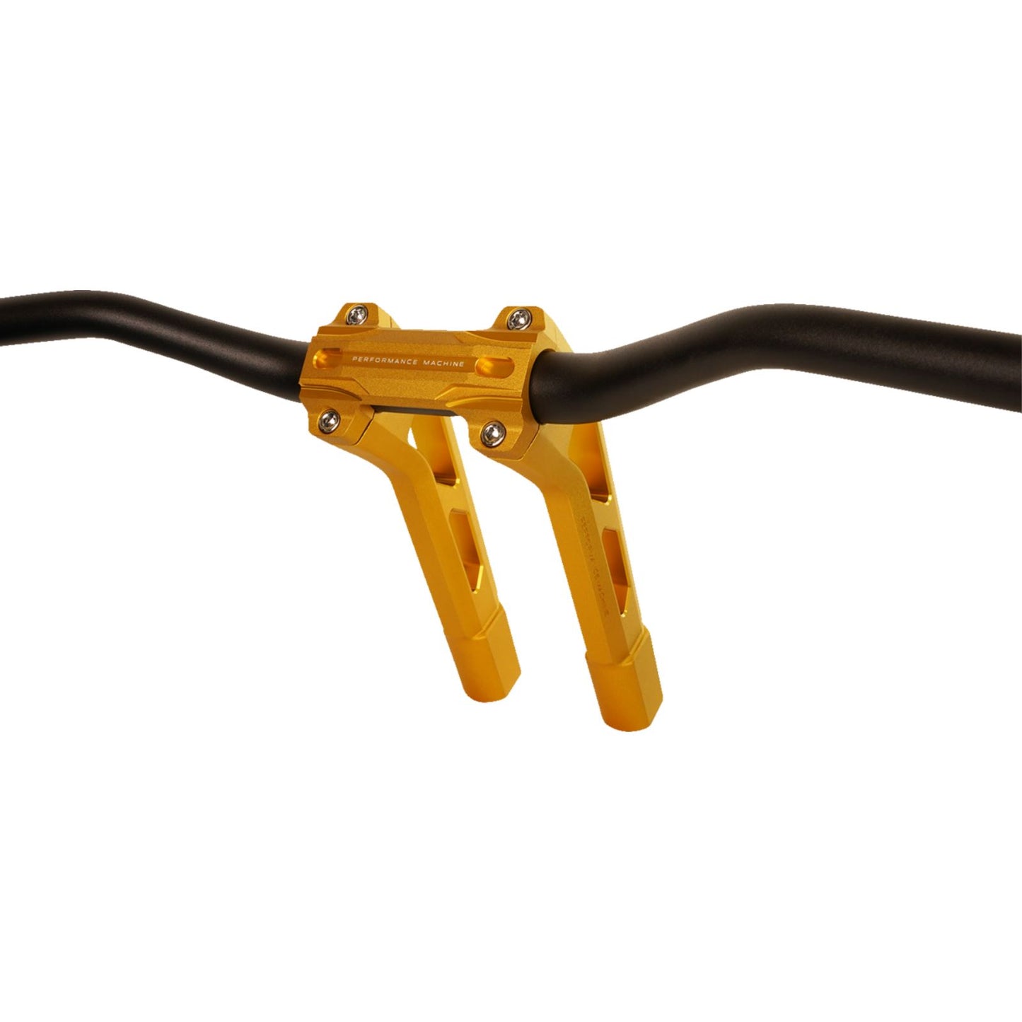 Performance Machine Handlebar Assembly - Internal Wiring - Gold Ops 0208-2195M-SMG_1475996