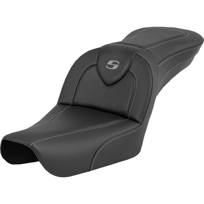 Saddlemen Road Sofa Seat - Carbon Fiber - without Backrest - FXDWG '04-'05 804-05-185_1523635
