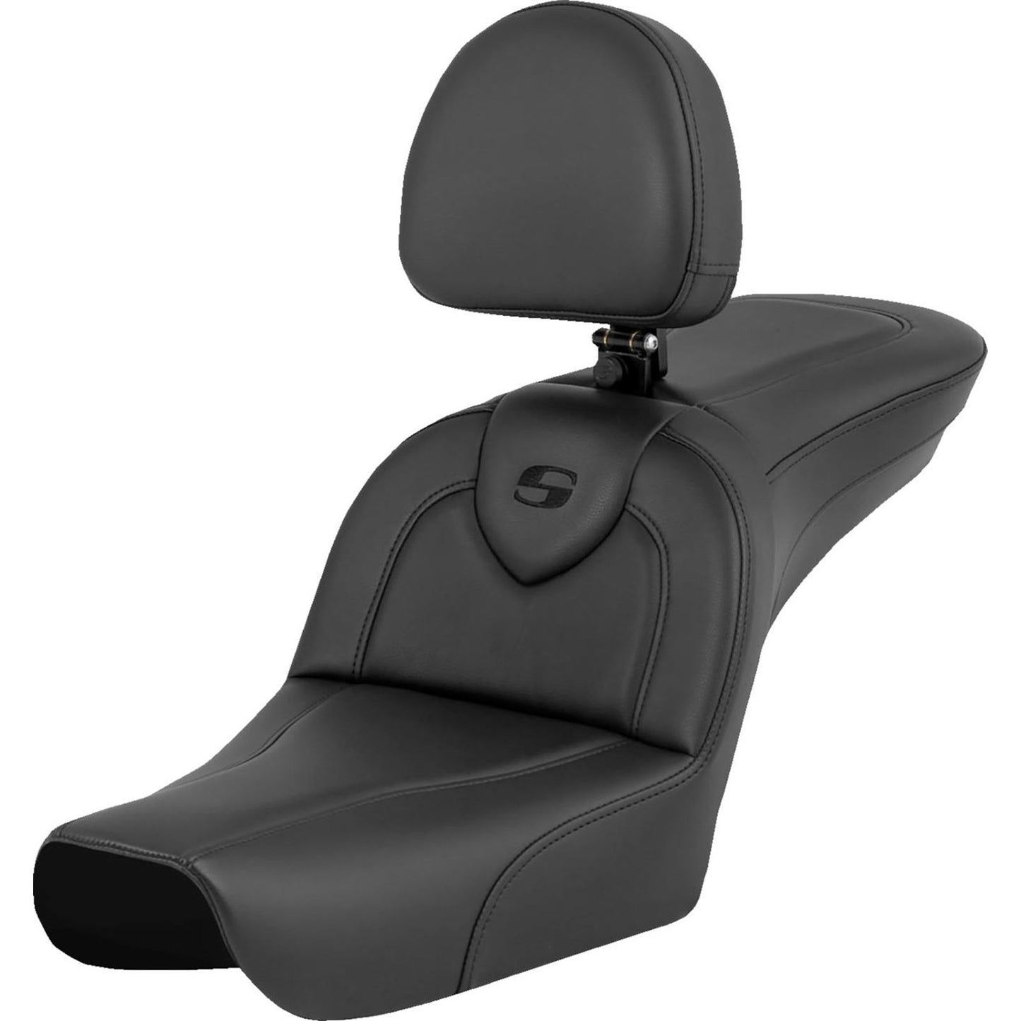 Saddlemen RoadSofa™ - Black - with Driver Backrest - FXDWG '04-'05 804-05-187BR_1523650