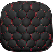 Saddlemen Sissy Bar Pad - Honeycomb - Red Stitching [MPN: 040749RED]_1476051