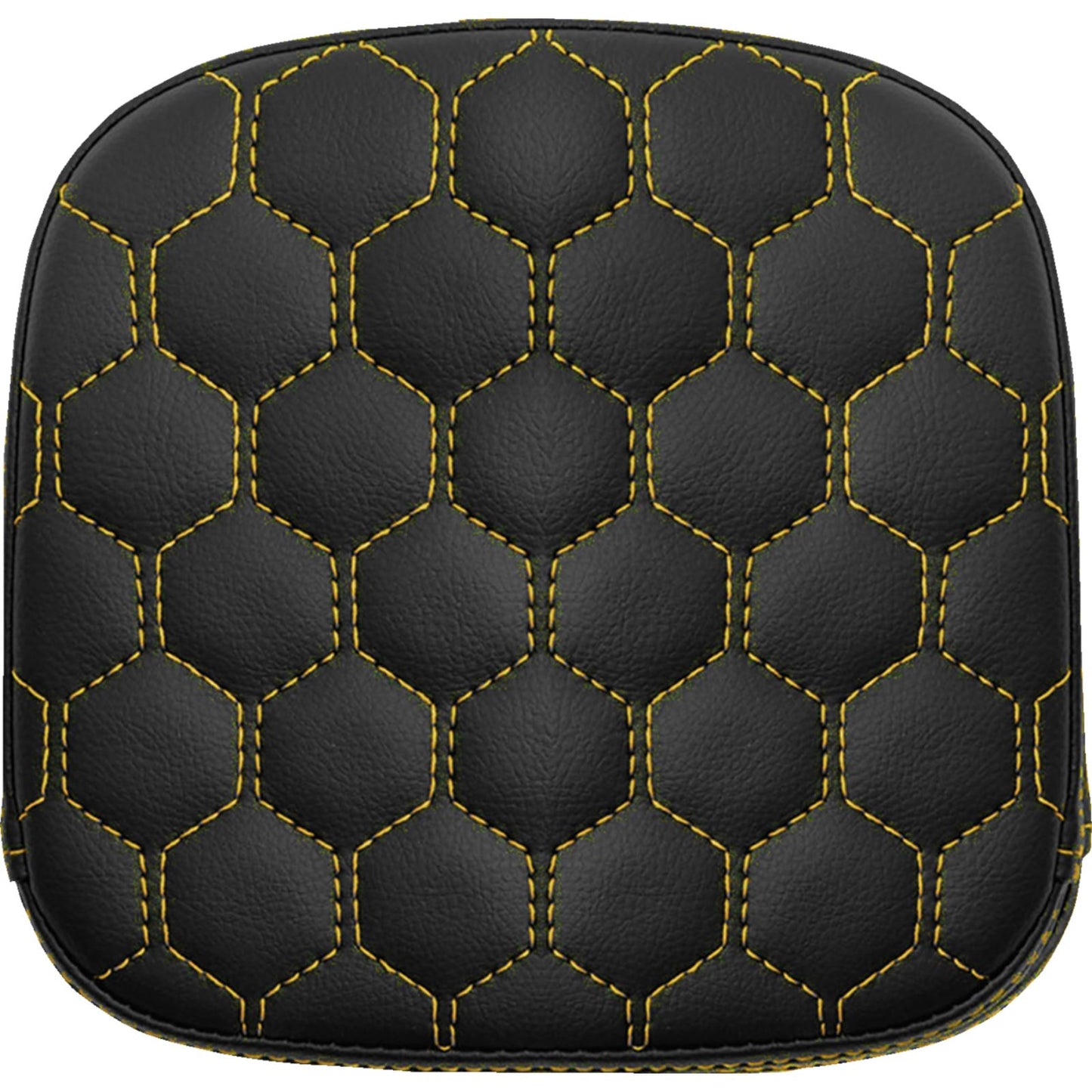 Saddlemen Sissy Bar Pad - Honeycomb - Gold Stitching 040749GOL_1476053