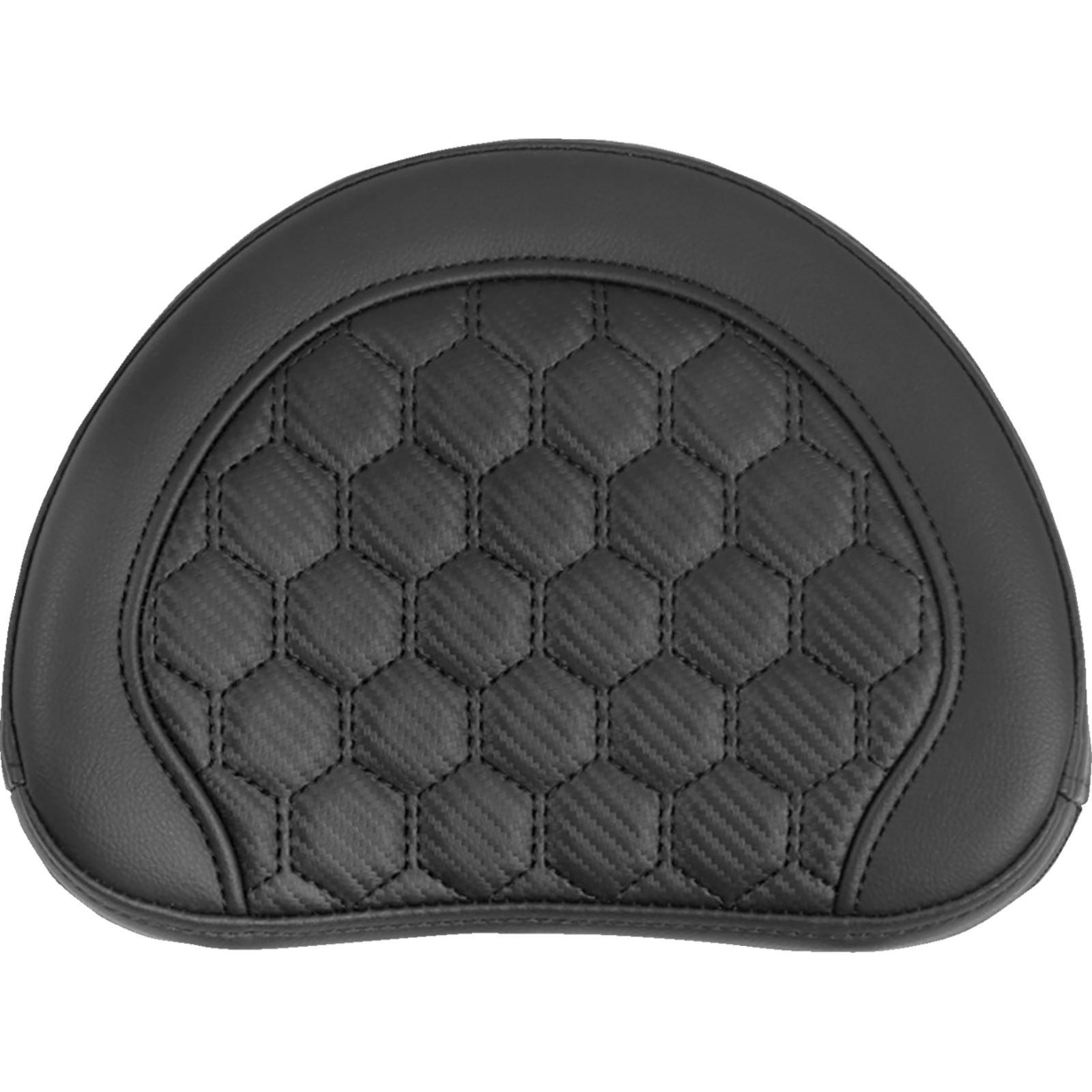 Saddlemen RoadSofa™ Sissy Bar Pad - Honeycomb - Black Stitching 051349_1476054