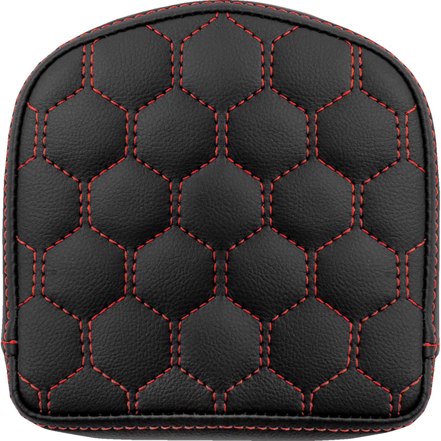 Saddlemen RoadSofa™ Sissy Bar Pad - Honeycomb - Red Stitching 040849RED_1476060