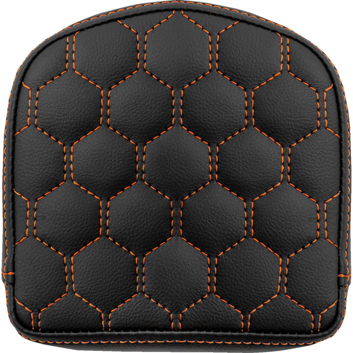 Saddlemen RoadSofa™ Sissy Bar Pad - Honeycomb - Orange Stitching 040849ORA_1476062