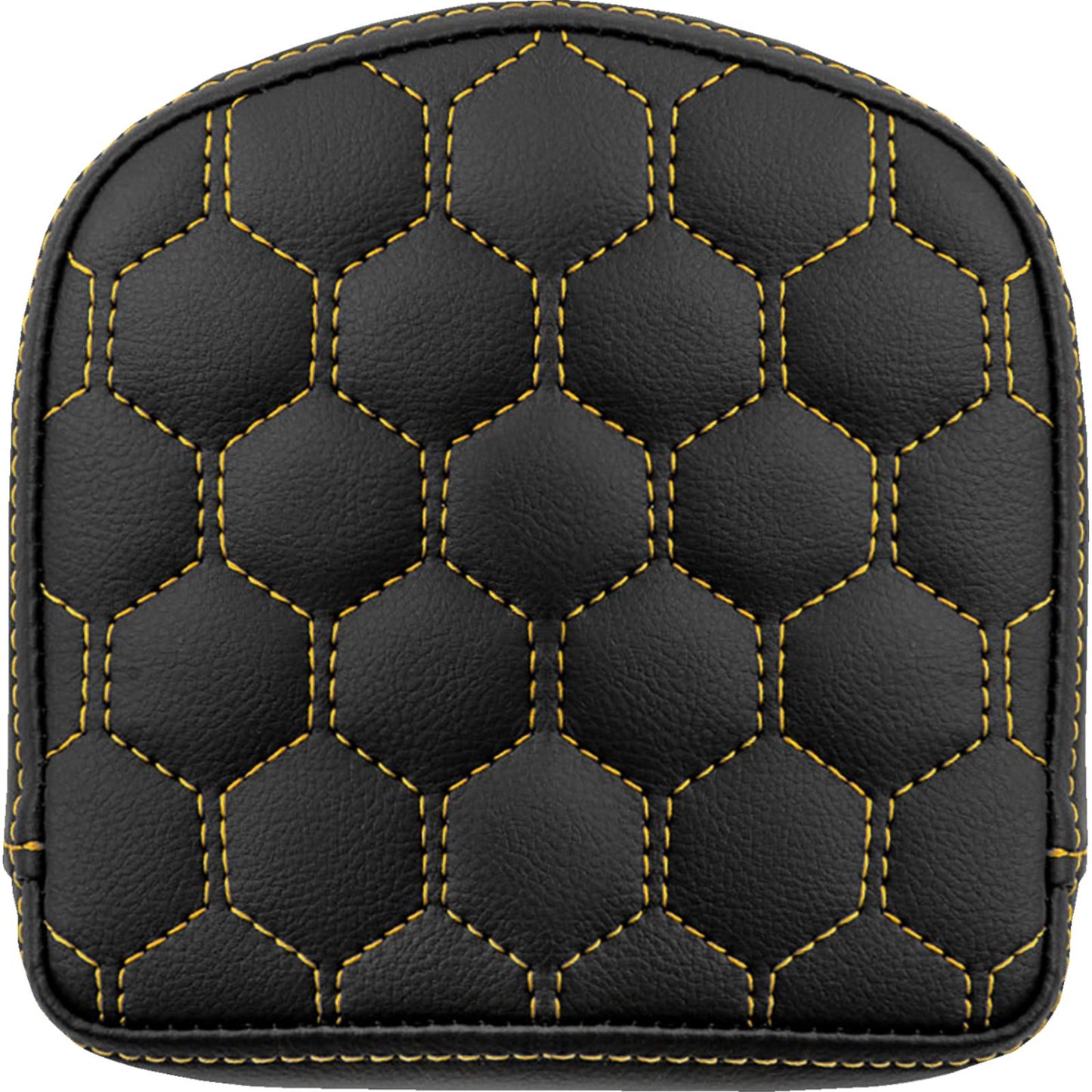 Saddlemen RoadSofa™ Sissy Bar Pad - Honeycomb - Gold Stitching 040849GOL_1476063