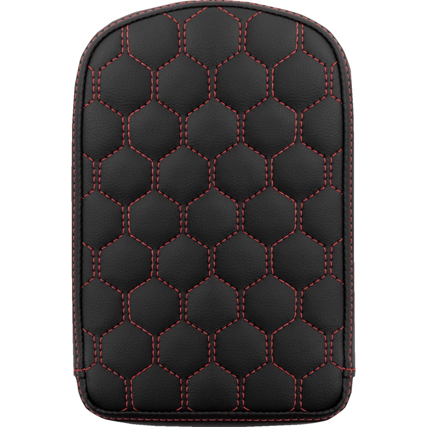 Saddlemen RoadSofa™ Sissy Bar Pad - Honeycomb - Red Stitching [MPN: 041149RED]_1476043