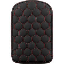 Saddlemen RoadSofa™ Sissy Bar Pad - Honeycomb - Red Stitching [MPN: 041149RED]_1476043