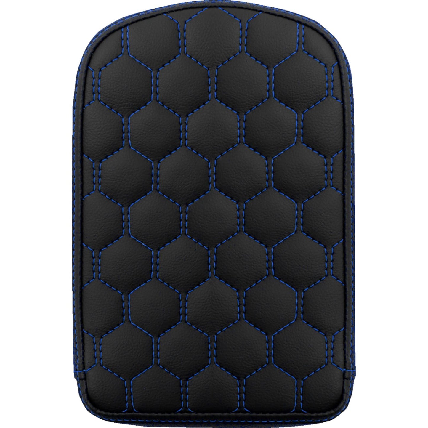 Saddlemen RoadSofa™ Sissy Bar Pad - Honeycomb - Blue Stitching 041149BLU_1476065