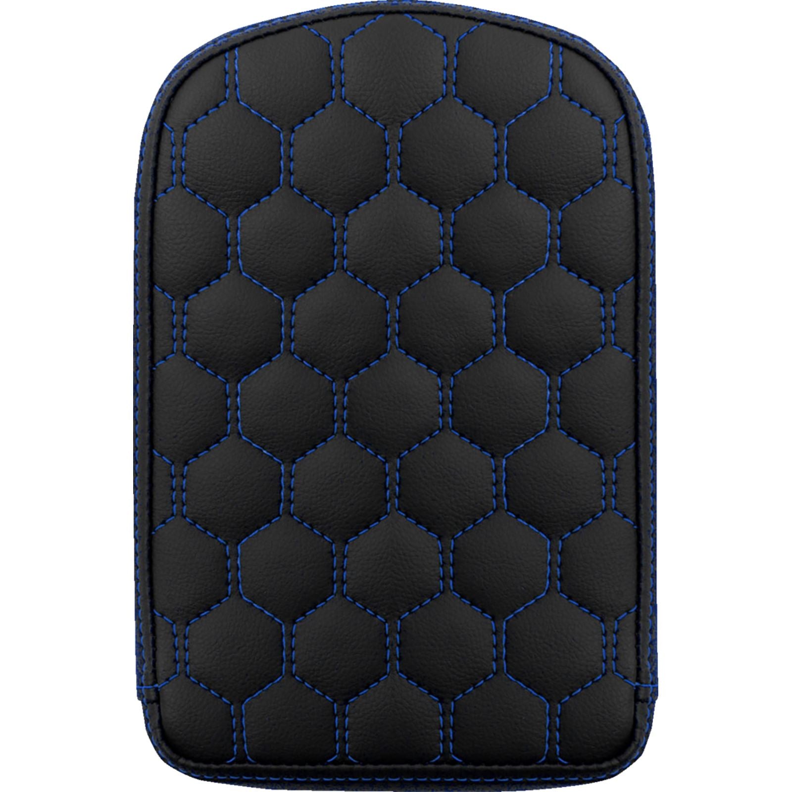 Saddlemen RoadSofa™ Sissy Bar Pad - Honeycomb - Blue Stitching 041149BLU_1476065