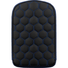 Saddlemen RoadSofa™ Sissy Bar Pad - Honeycomb - Blue Stitching 041149BLU_1476065