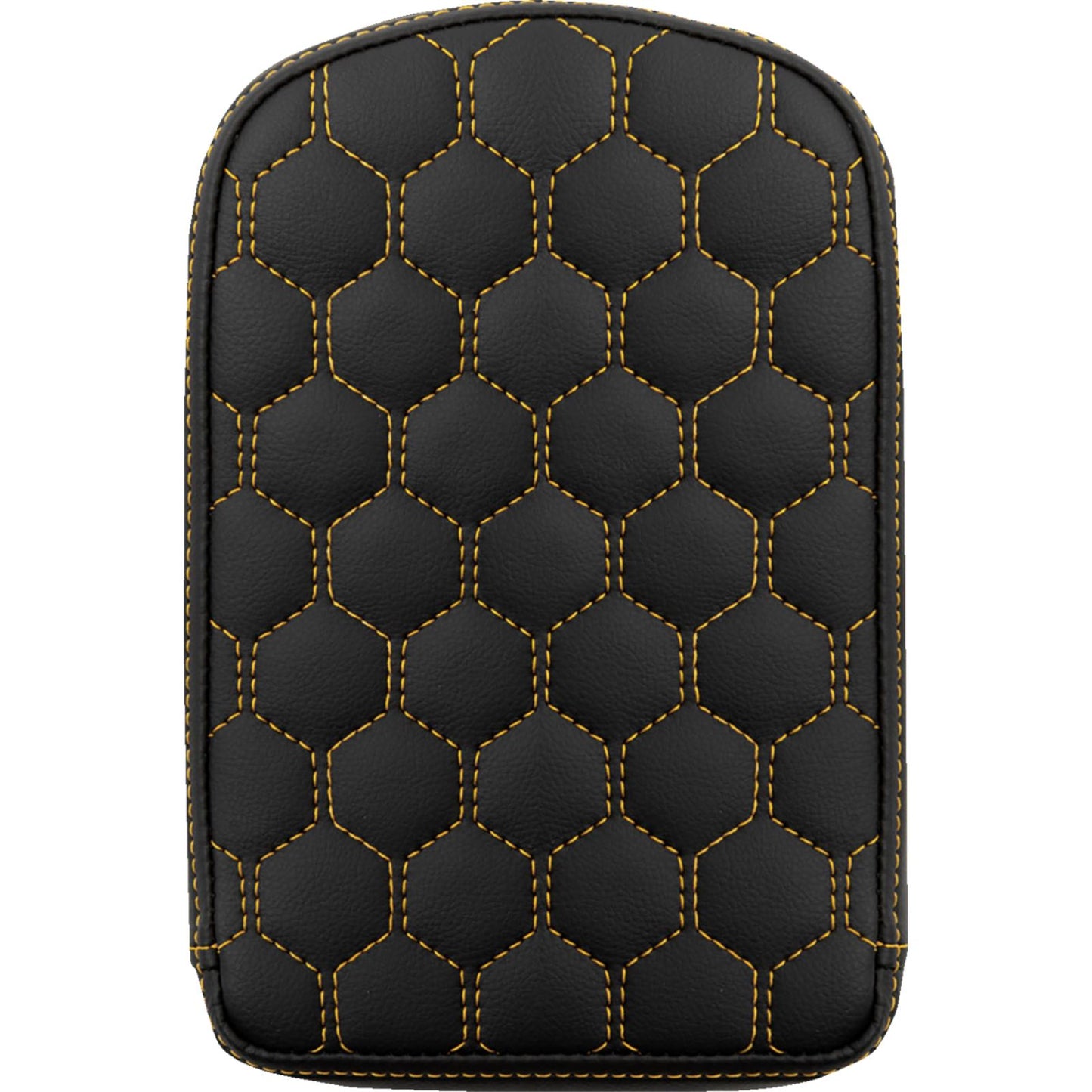 Saddlemen RoadSofa™ Sissy Bar Pad - Honeycomb - Gold Stitching 041149GOL_1476040