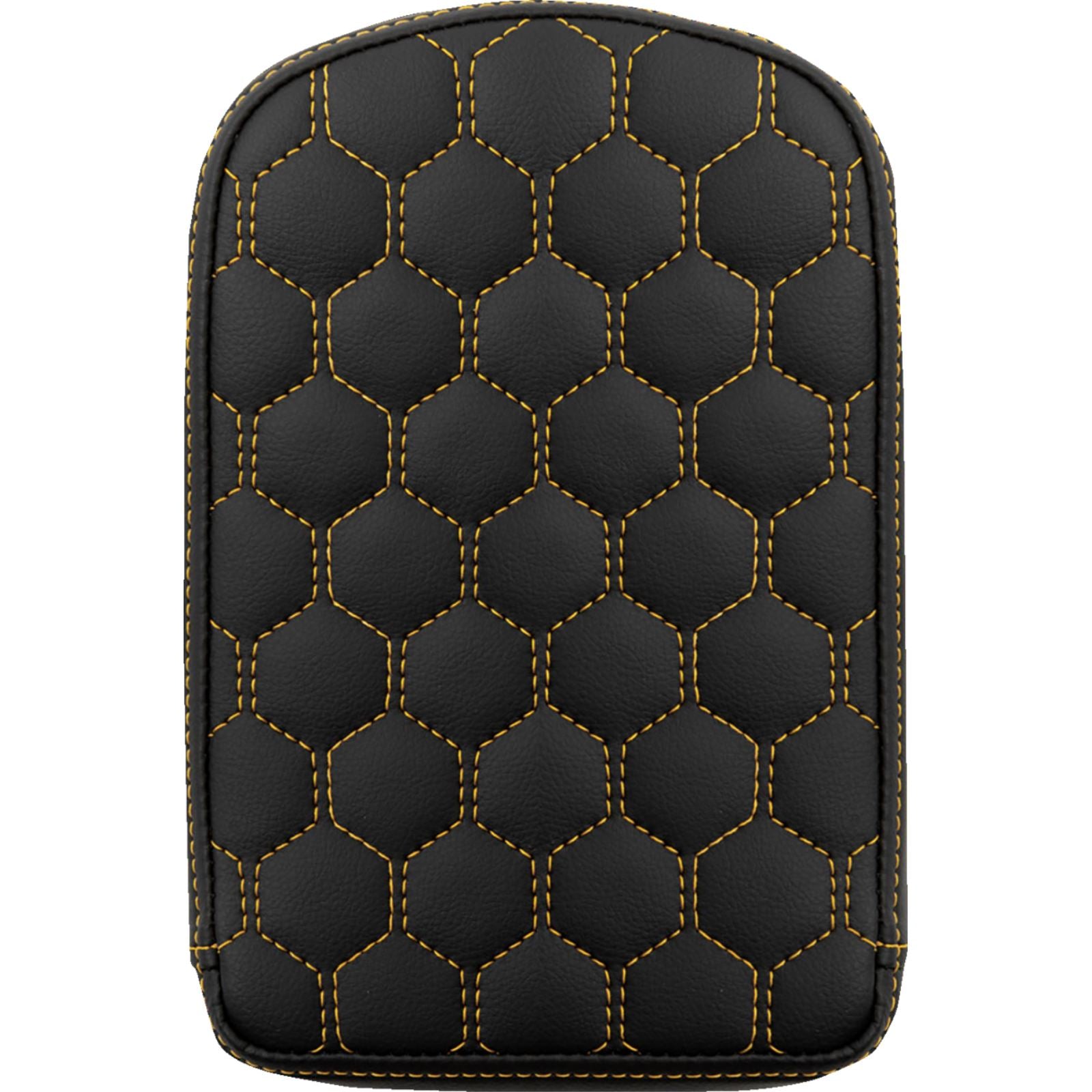 Saddlemen RoadSofa™ Sissy Bar Pad - Honeycomb - Gold Stitching 041149GOL_1476040