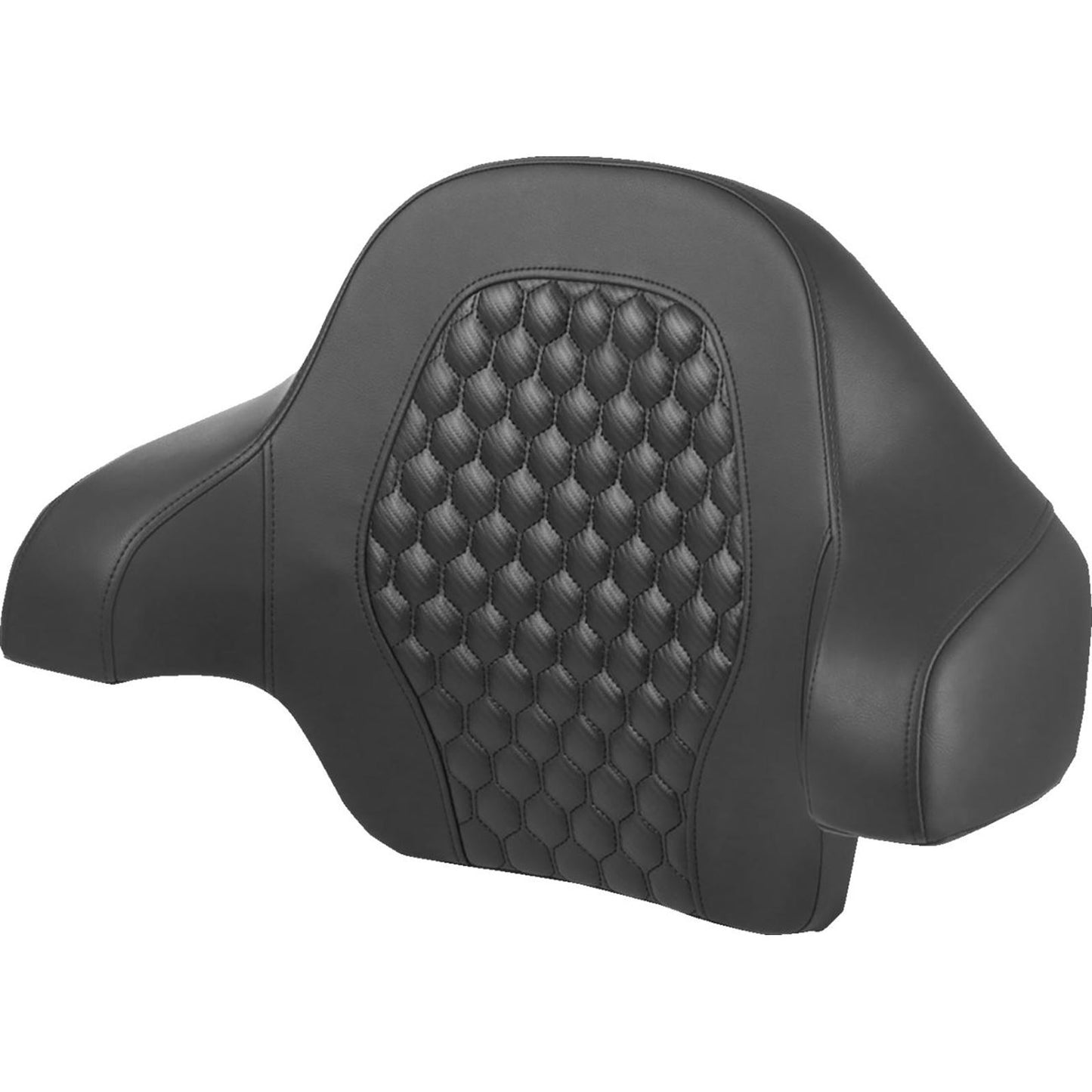 Saddlemen Tour Pack Backrest Pad - Honeycomb - Black Stitching - FL '14-'24 814-07T-HC-BLK_1523641