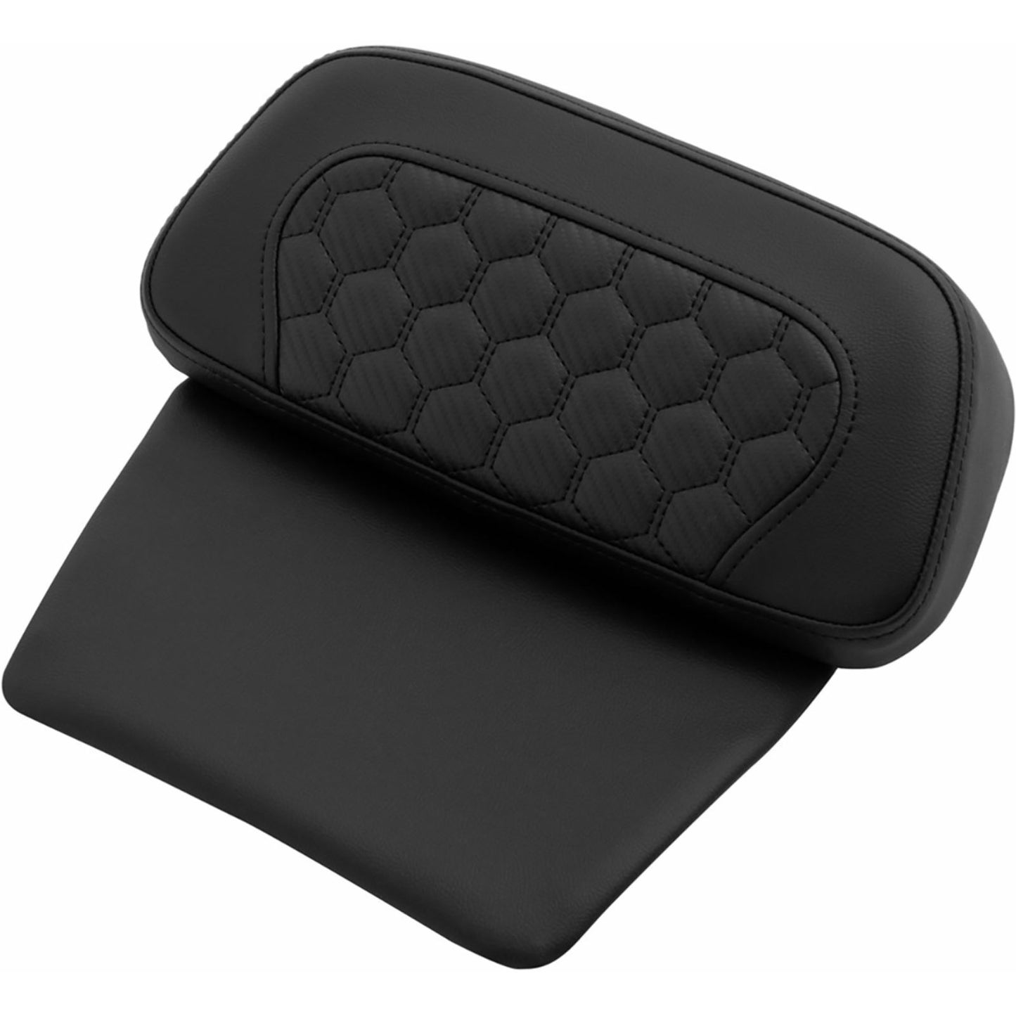 Saddlemen Chopped Tour Pak Pad - Honeycomb Black Stitching FLH/FLT '14-'24 814-07C-HC-BLK_1476019