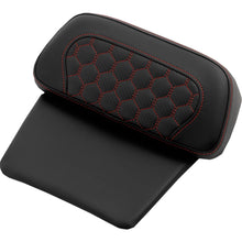 Saddlemen Chopped Tour Pak Pad - Honeycomb - Red Stitching FLH/FLT '14-'24 814-07C-HC-RED_1476020