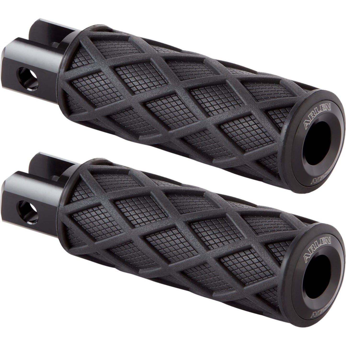 Arlen Ness Diamond Footpegs - Driver - Black 400-051_1476109