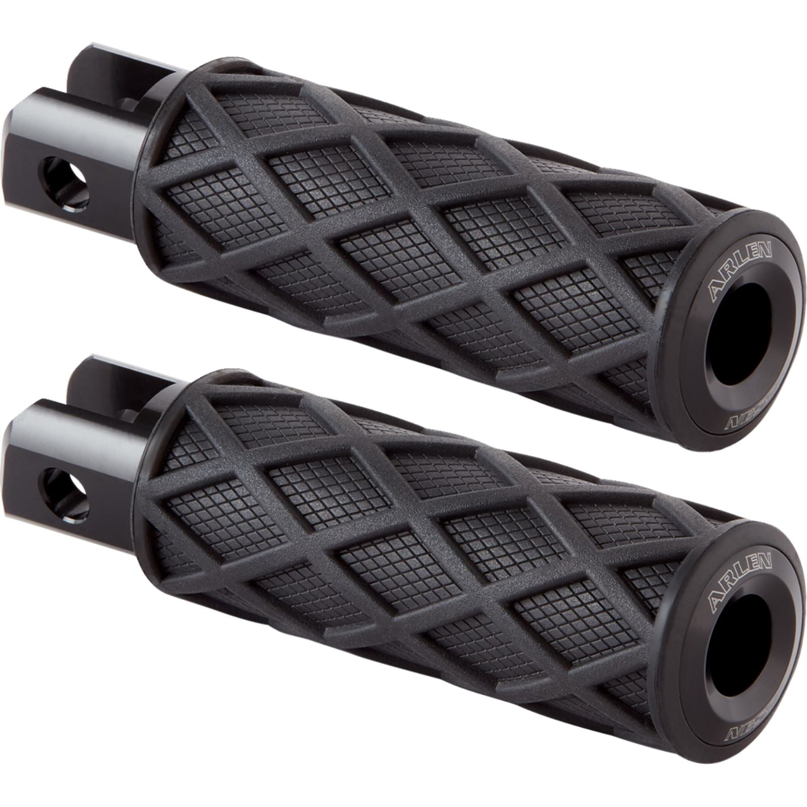 Arlen Ness Diamond Footpegs - Driver - Black 400-051_1476109