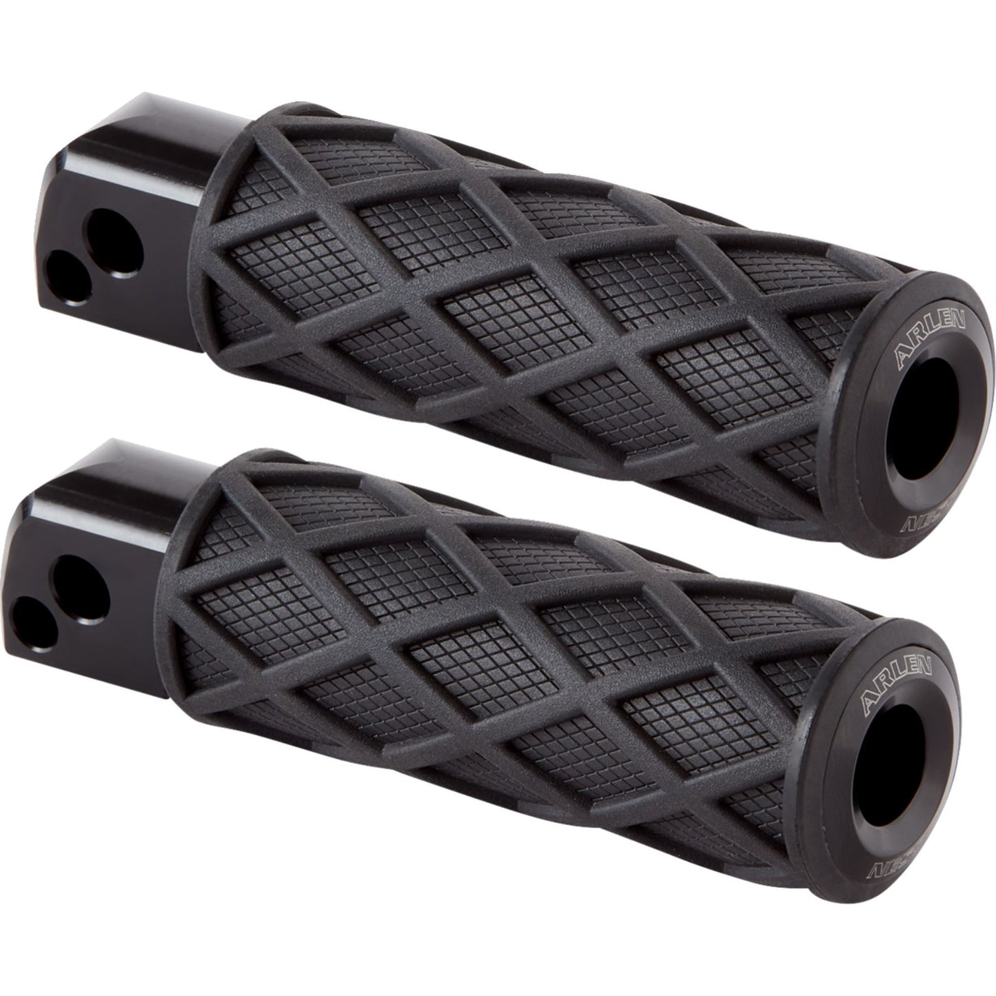Arlen Ness Diamond Footpegs - Passenger - Black 400-053_1476111