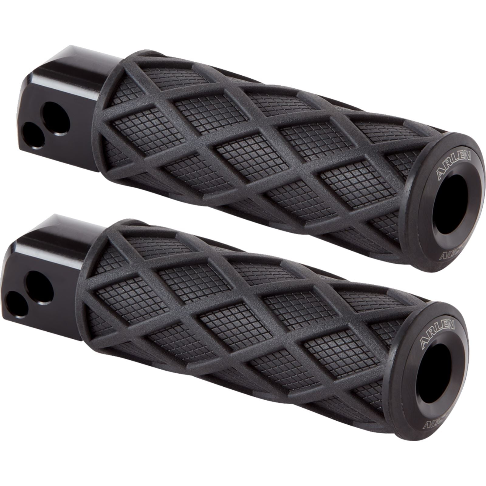 Arlen Ness Diamond Footpegs - Passenger - Black 400-053_1476111