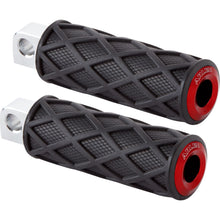 Arlen Ness Diamond Footpegs - Driver - Red 400-056_1476114