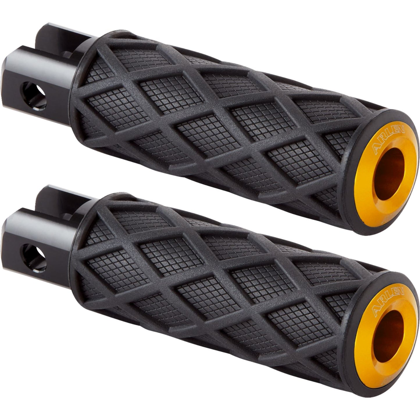 Arlen Ness Diamond Footpegs - Driver - Gold 400-057_1476093