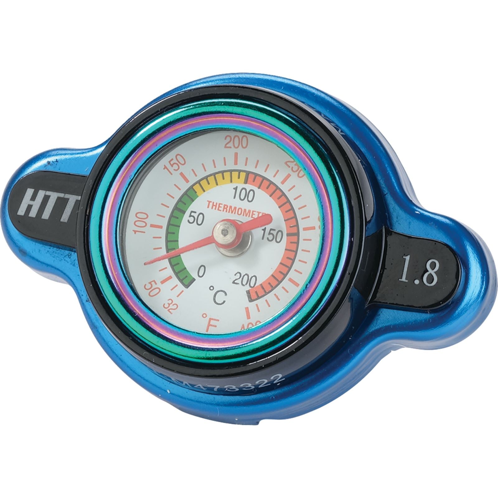 Moose Offroad Radiator Cap with Temperature Gauge - 1.8 Bar - for Yamaha/Kawasaki [MPN: I15-6202B]_1476212