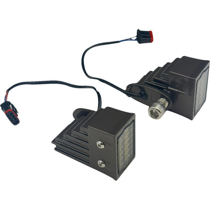 Custom Dynamics LED Turn Signals - Front - Dark Bronze CD-LRST-FTS-D_1523684