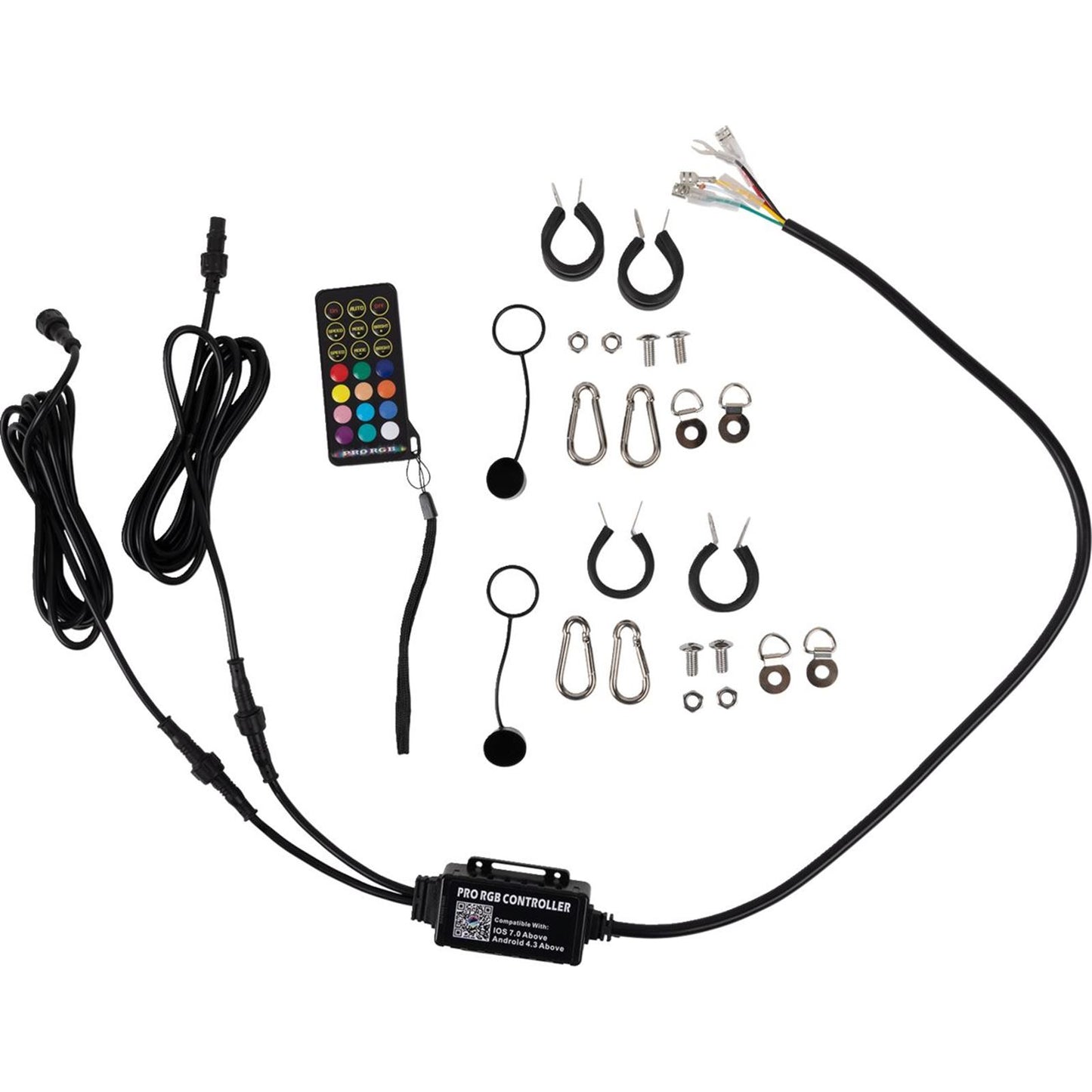 Moose Offroad Quick Disconnect Whip Light - 2' QD-COBBTR-122-PU_1488058