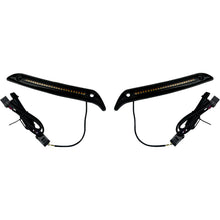 Custom Dynamics LED Windshield Trim - Gloss Black for Harley-Davidson CD-LRST-WT-B_1476188