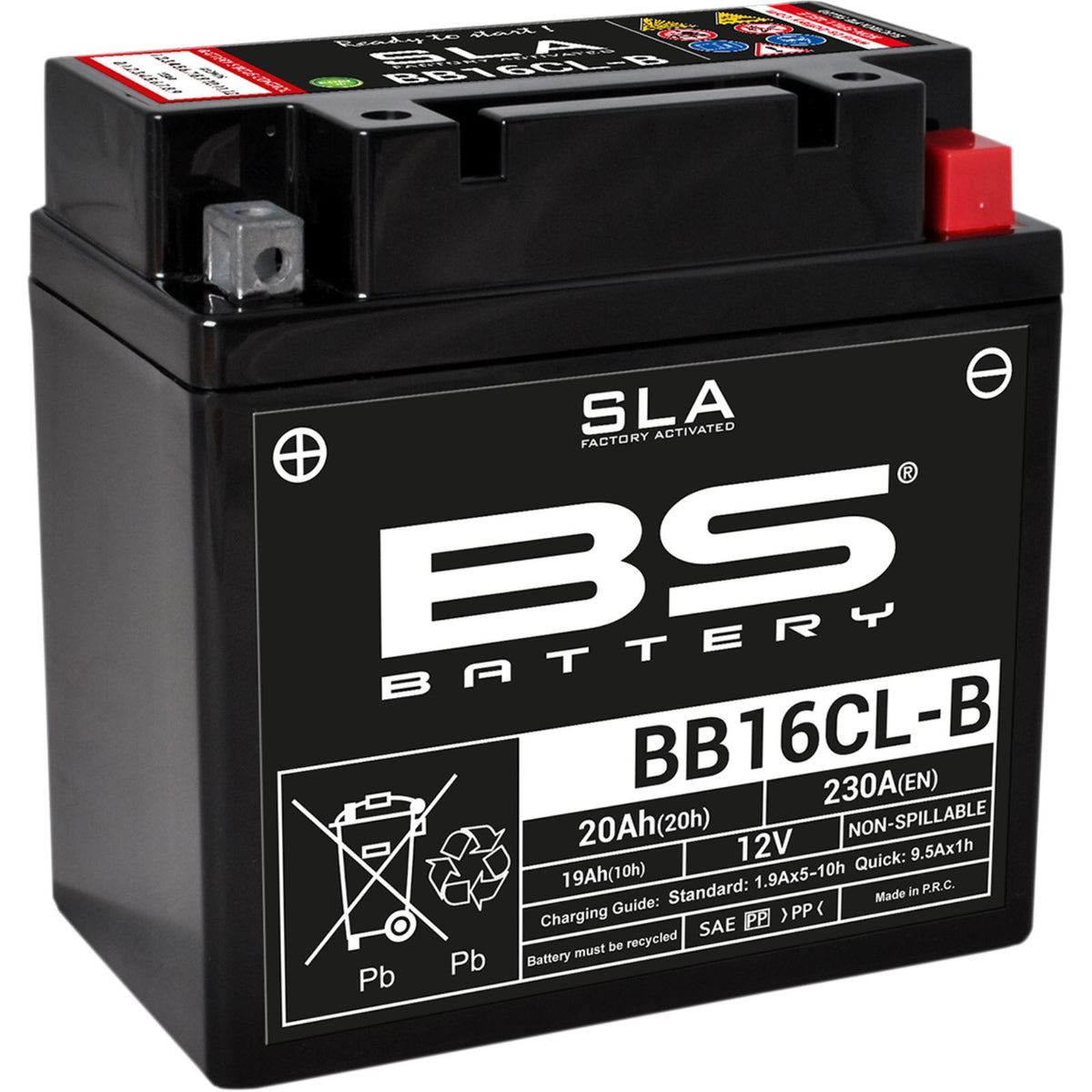 BS Battery Battery - 12V - 19ah - BB16CL-B [MPN: 300771]_1476172