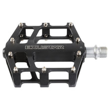Exustar E-PB525 Platform Pedals Body: Aluminum Spindle: Cr-Mo 9/16'' - Black [MPN: 311346]_1476468