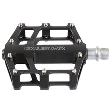 Exustar E-PB525 Platform Pedals Body: Aluminum Spindle: Cr-Mo 9/16'' - Black [MPN: 311346]_1476469