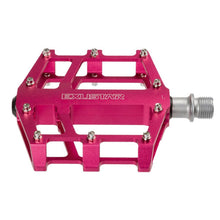 Exustar E-PB525 Platform Pedals Body: Aluminum Spindle: Cr-Mo 9/16'' - Red [MPN: 311349]_1476470