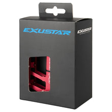 Exustar E-PB525 Platform Pedals Body: Aluminum Spindle: Cr-Mo 9/16'' - Red [MPN: 311349]_1476471