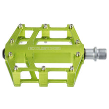 Exustar E-PB525 Platform Pedals Body: Aluminum Spindle: Cr-Mo 9/16'' - Green [MPN: 311351]_1476474